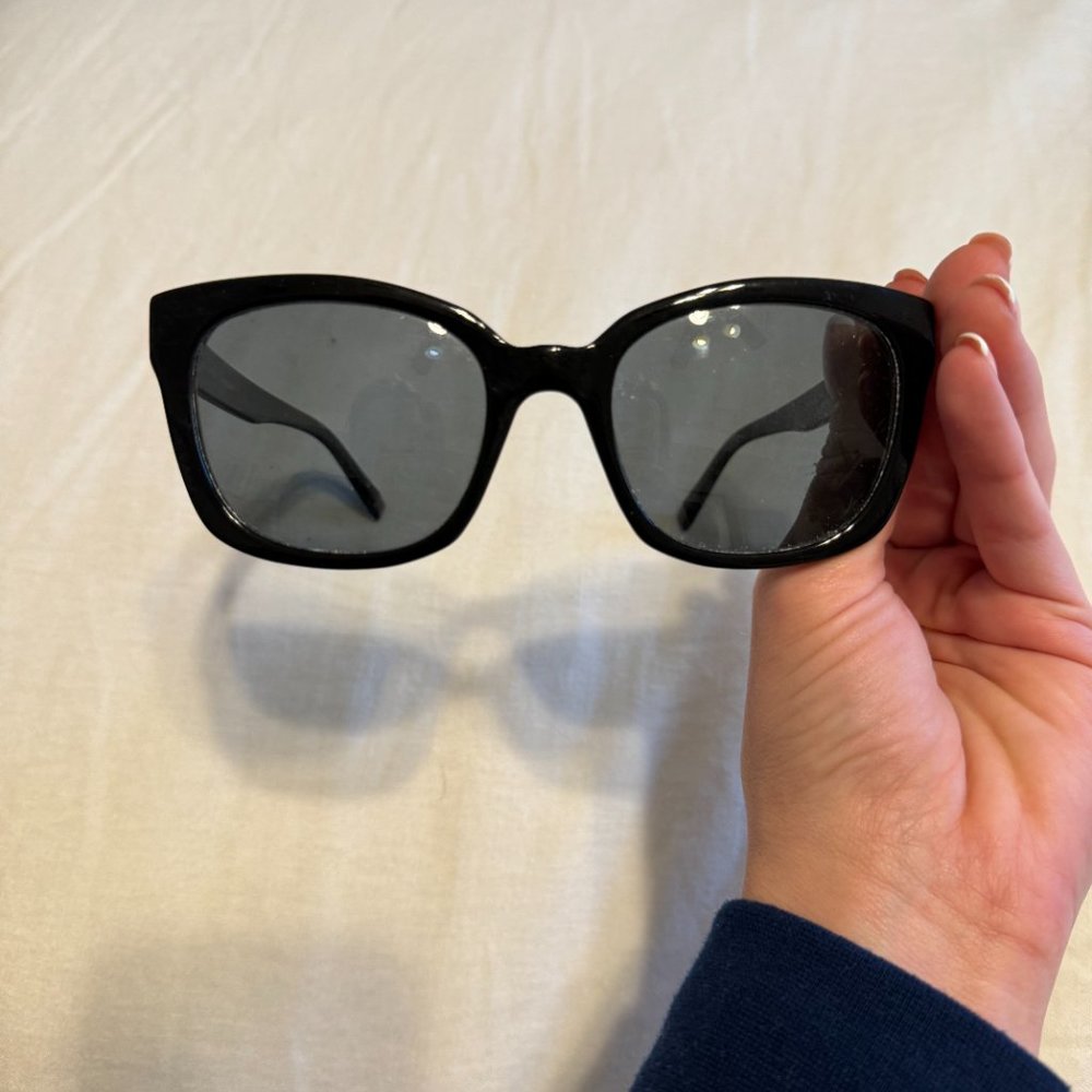 Warby Parker Aubrey Jet Black Sunglasses
